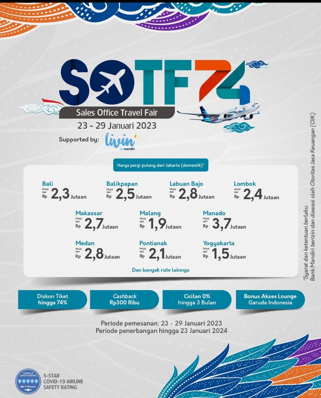 Garuda Indonesia Gelar Sales Office Travel Fair 2023 - Beritakuh.com