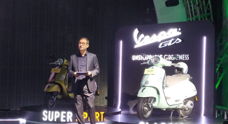 PT Piaggio Indonesia luncurkan New Vespa GTS.