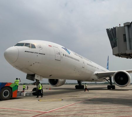 Garuda Indonesia pada hari Minggu