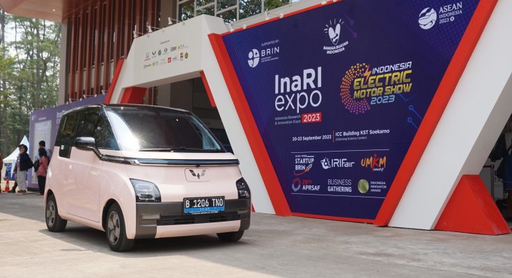 Wuling Air ev Berpartisipasi di IEMS 2023, ajang Indonesia