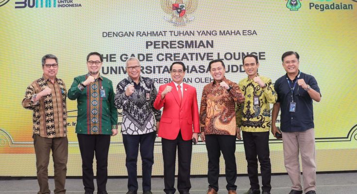 PT Pegadaian bersama Universitas Hasanuddin meresmikan