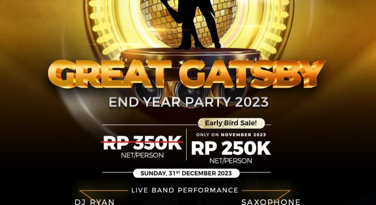 “GREAT GATSBY” Vasaka Hotel Jakarta, tema yang