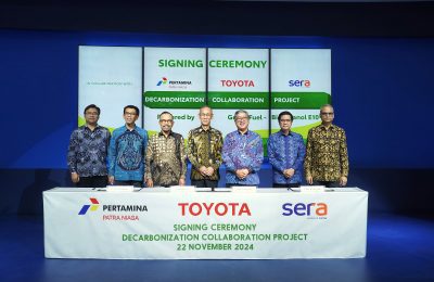 PT Toyota-Astra Motor (TAM) berkolaborasi dengan PT Pertamina