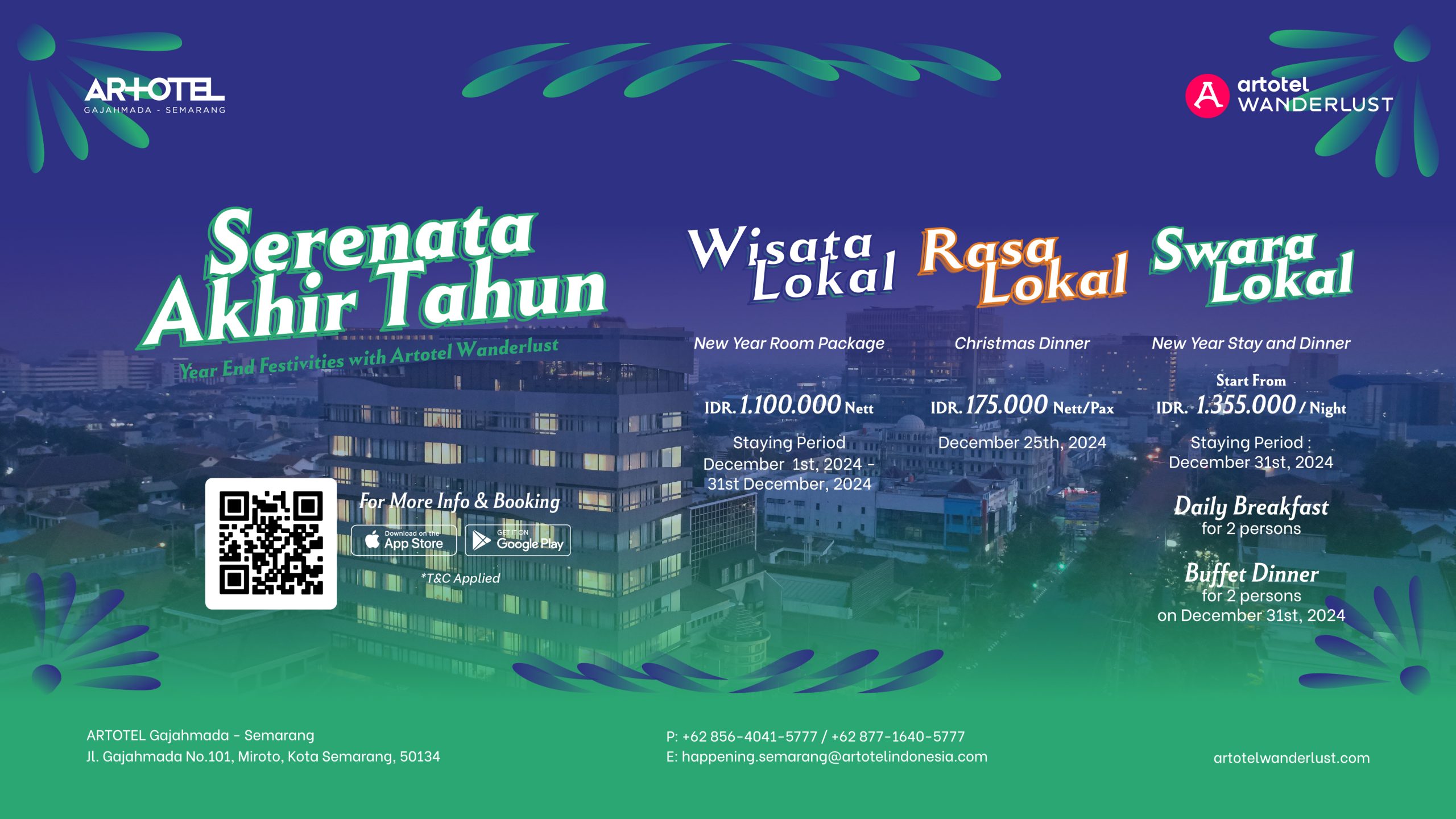 Artotel Wanderlust mempersembahkan program akhir tahun