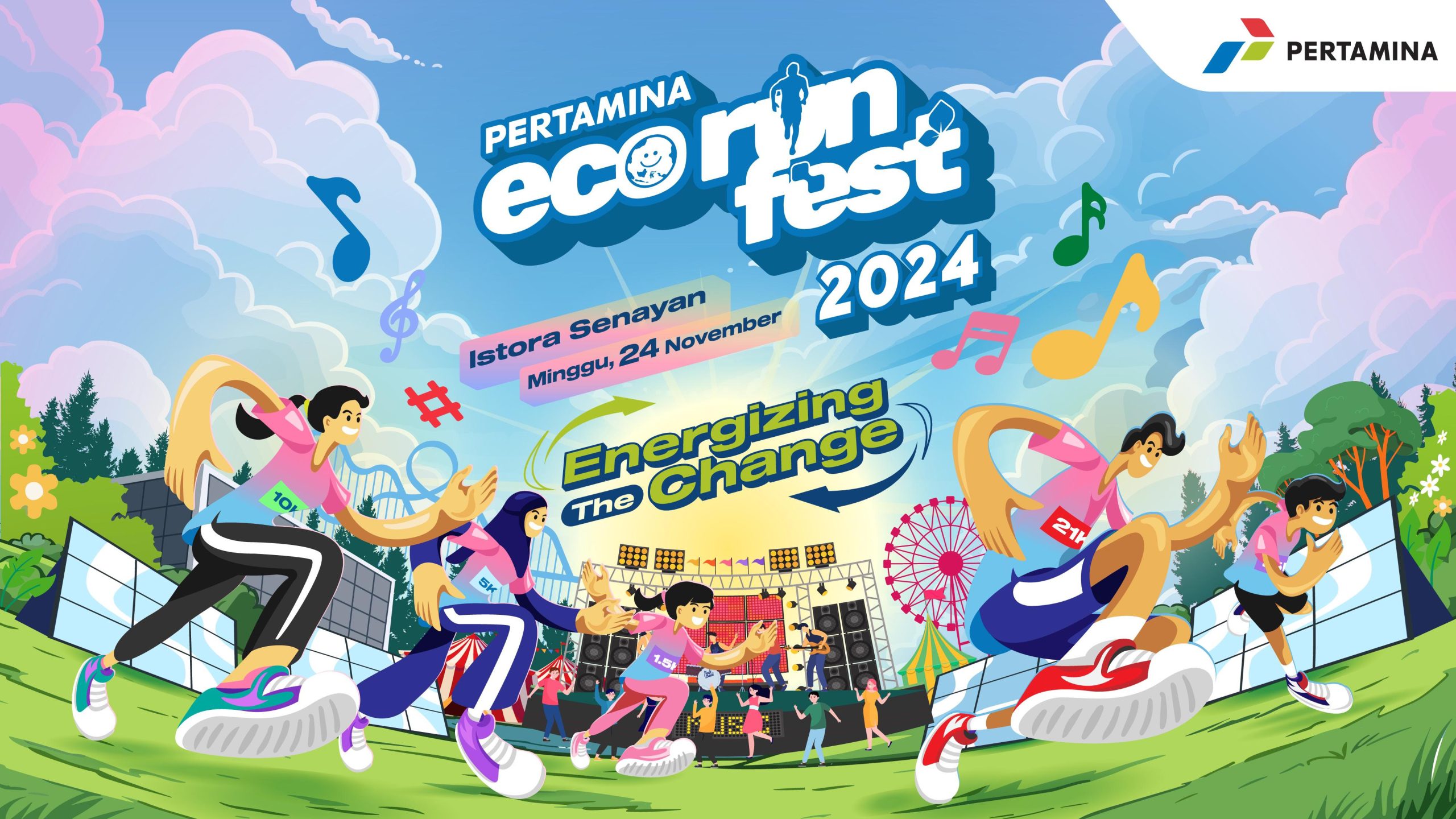 Ajang Pertamina Eco RunFest 2024 