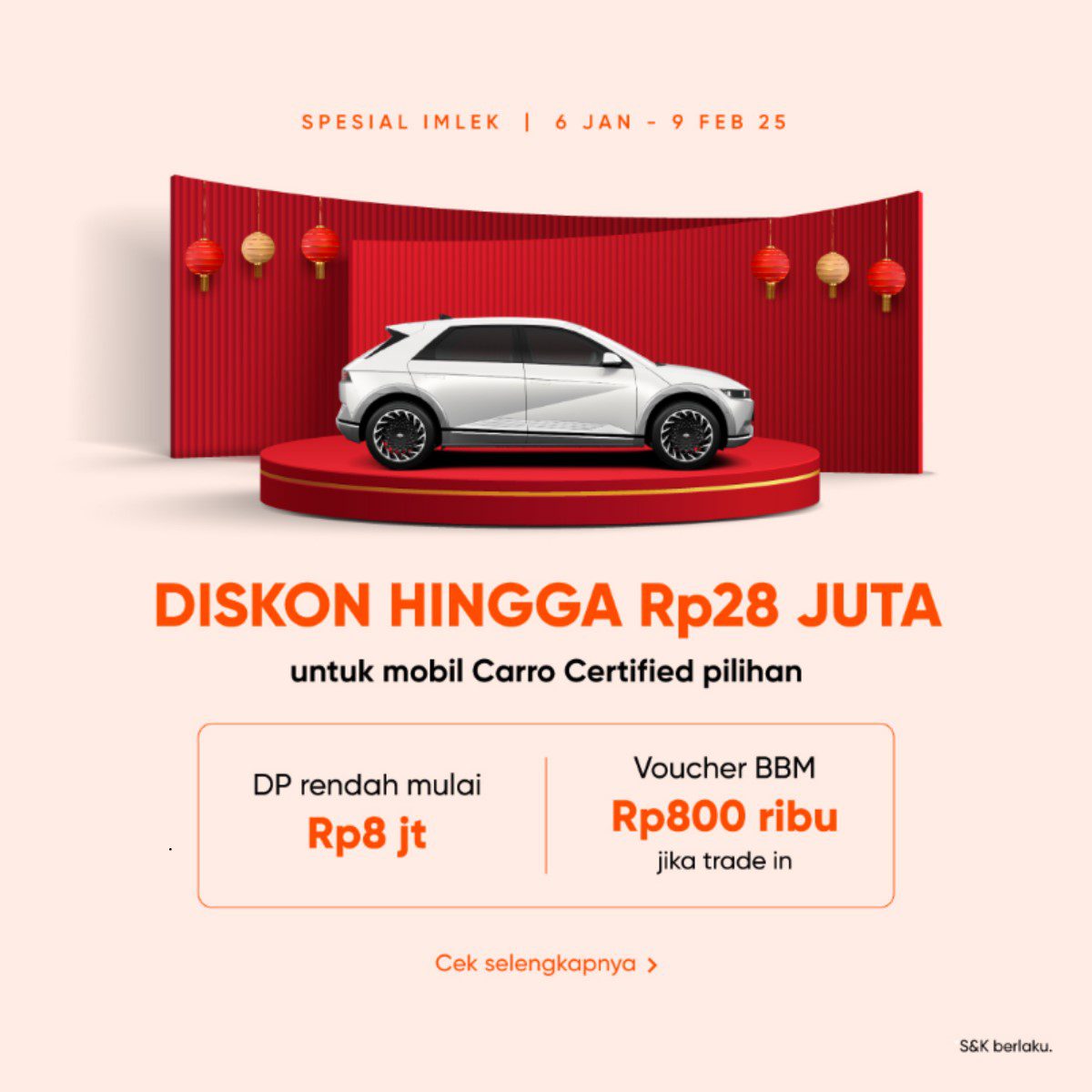 Carro Indonesia mencatat peningkatan penjualan mobil bekas